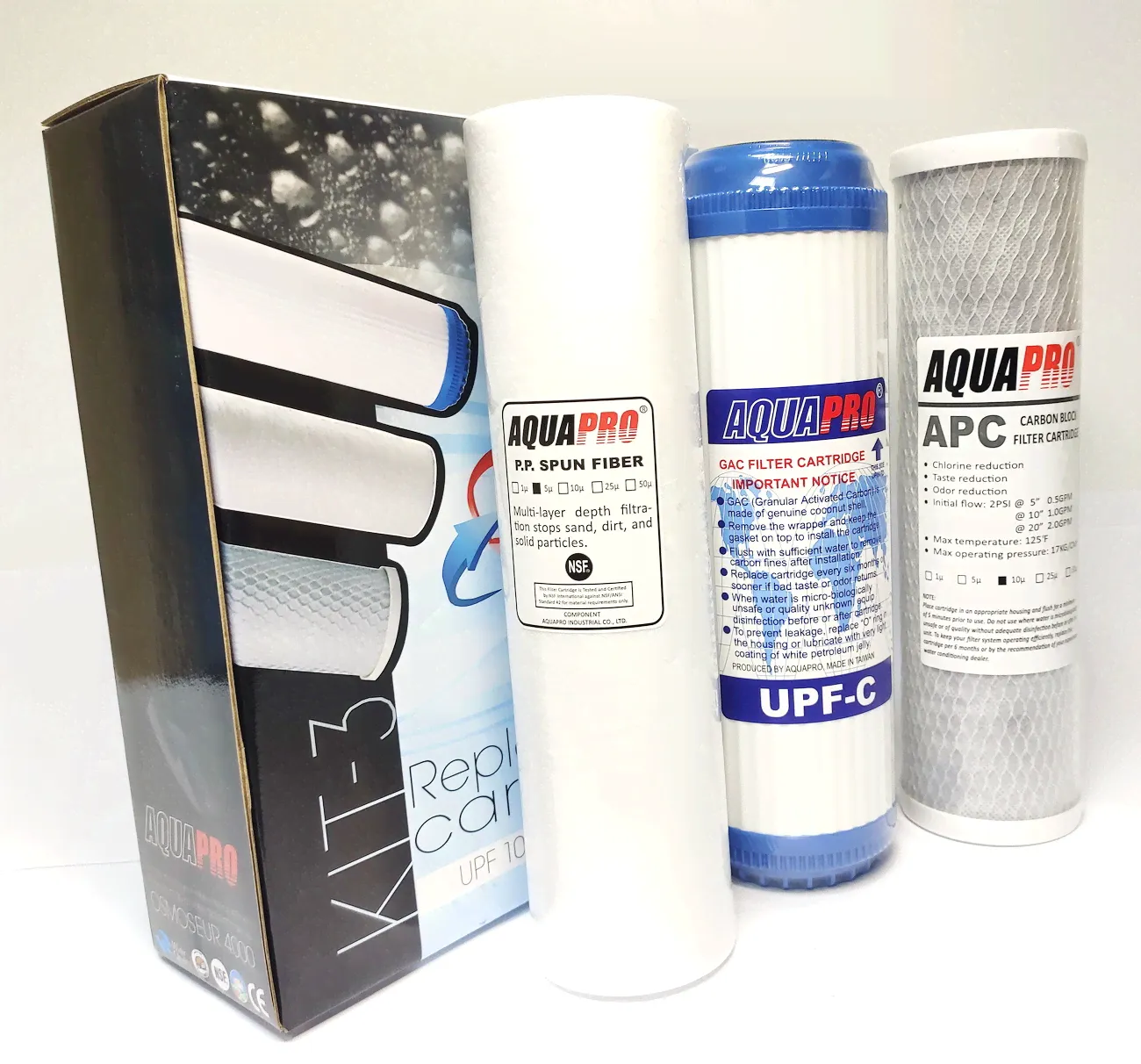 Aquapro KIT-3 Комплект картриджей, ЭФГ, UPF, APC-0