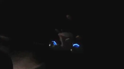 Светодиодный ниппель на мотоцикле - LED nipple on bike