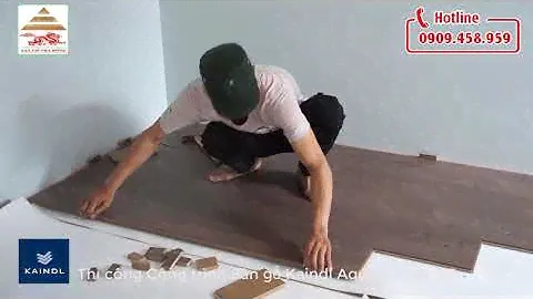 THI CÔNG SÀN GỖ KAINDL AQUA PRO K5845