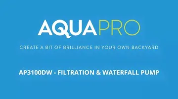 AP3100DW Filtration & Waterfall Pump