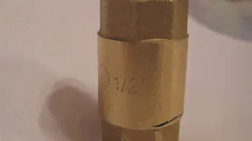 Обратный клапан для воды. Обратный клапан для воды