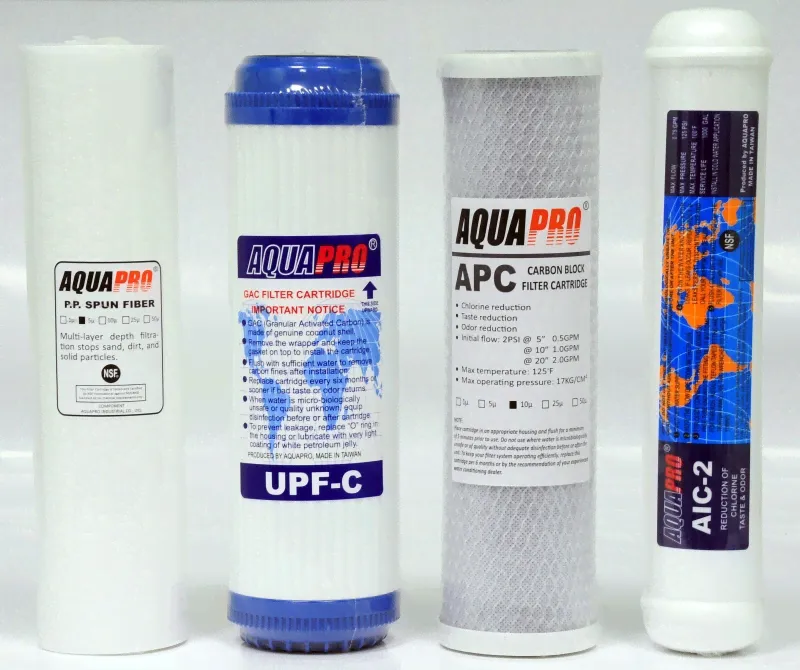 Комплект сменных картриджей Aquapro KIT для систем обратного осмоса-0