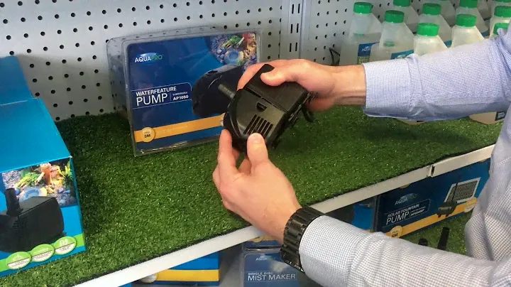 AQUAPRO AP1050 Waterfeature Pump   How to Take Front Cage Off   HD